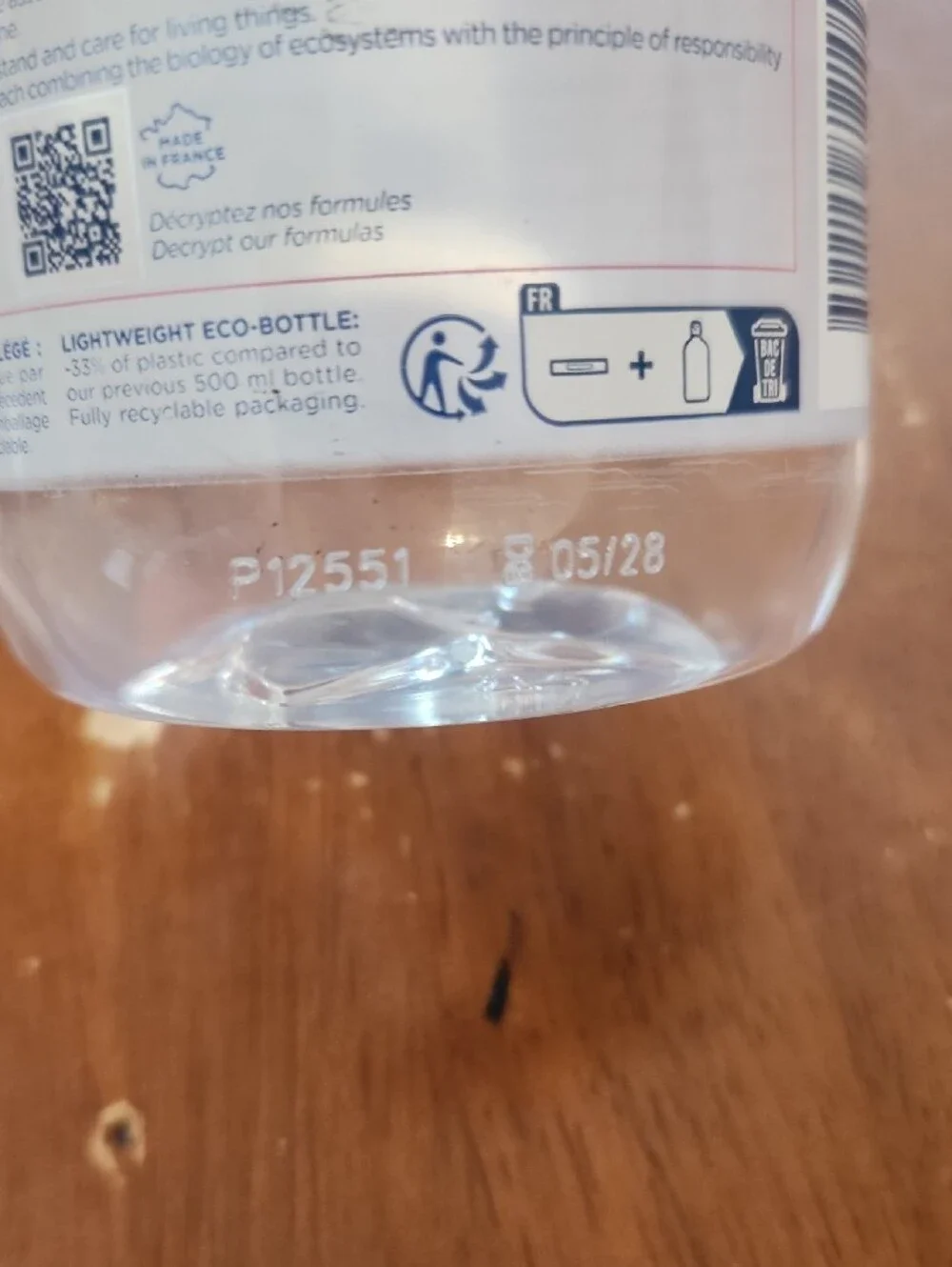 Bioderma gently cleanses